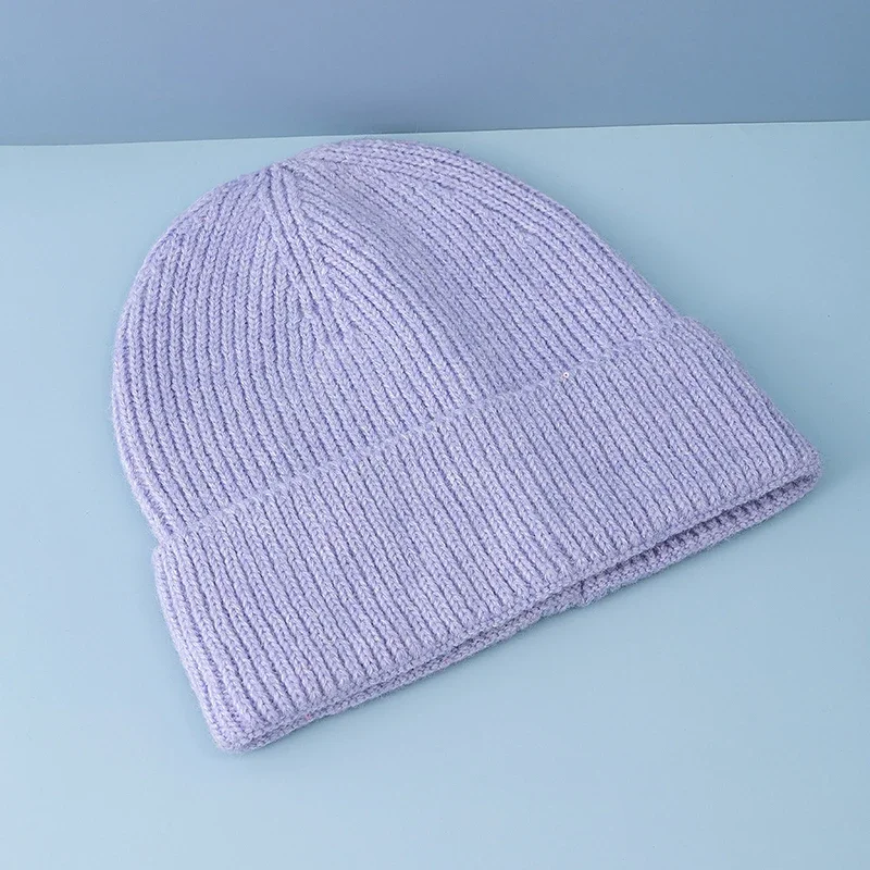 Topi Kupluk Rajut Bergaris den - Beanie Cuffed Knit ulasan dan harga
