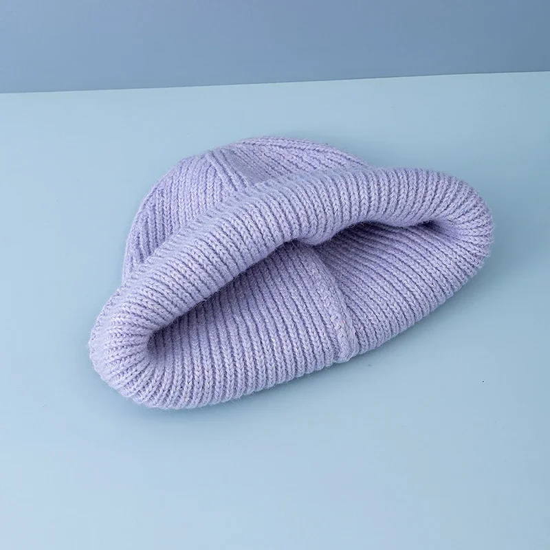 Topi Kupluk Rajut Bergaris den - Beanie Cuffed Knit ulasan dan harga