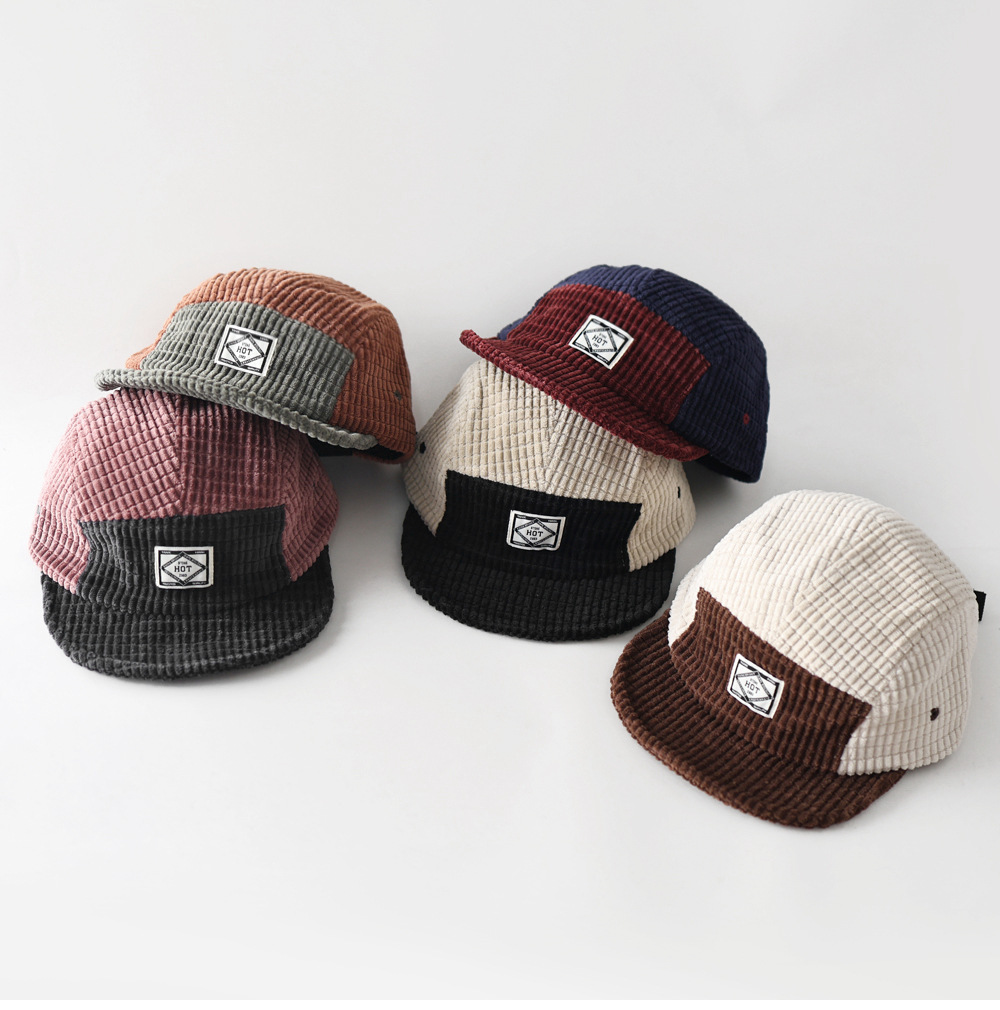 Topi Baseball Corduroy Warna-w - Corduroy Cap 5 Panel ulasan dan harga