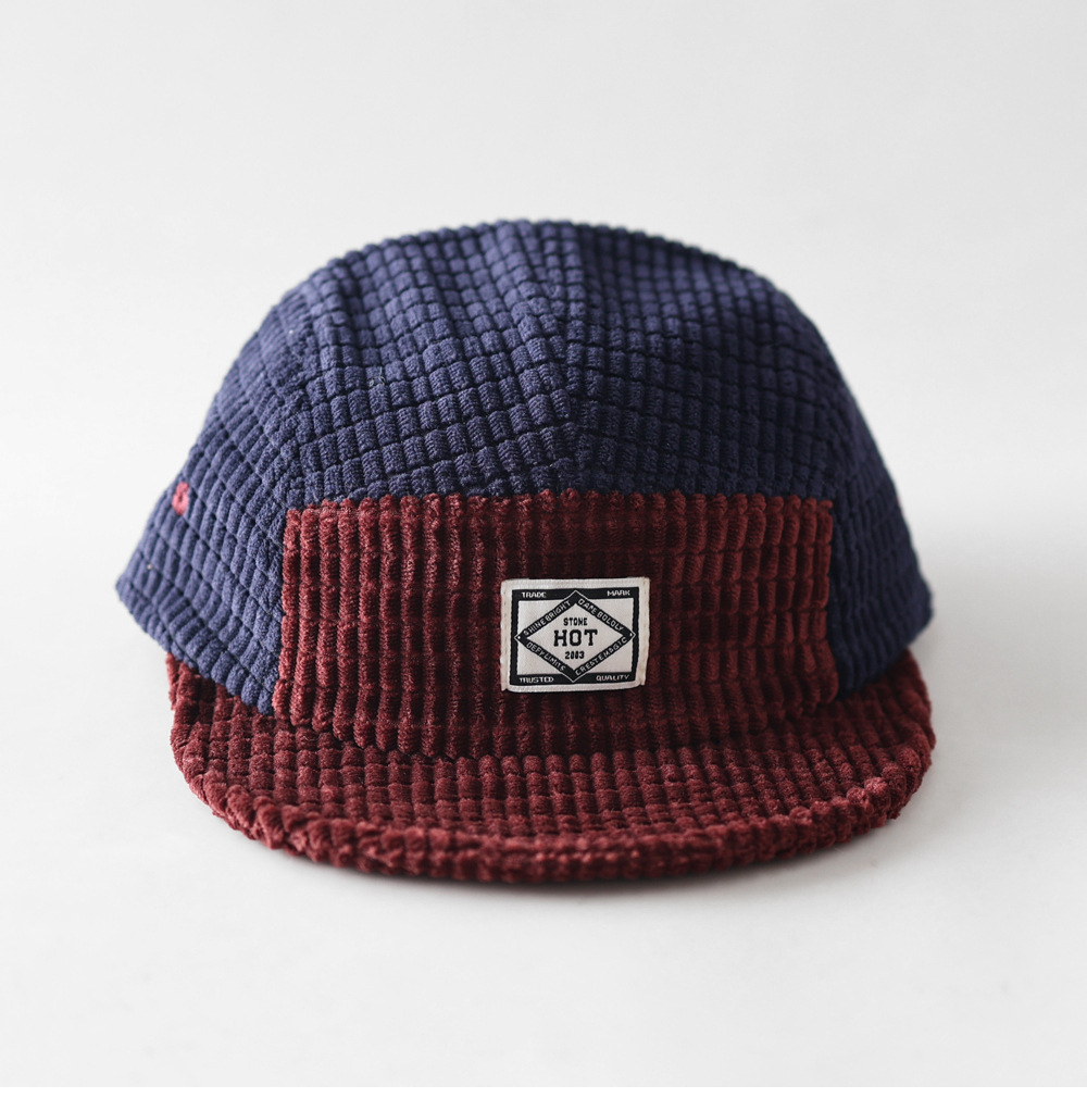 Topi Baseball Corduroy Warna-w - Corduroy Cap 5 Panel ulasan dan harga