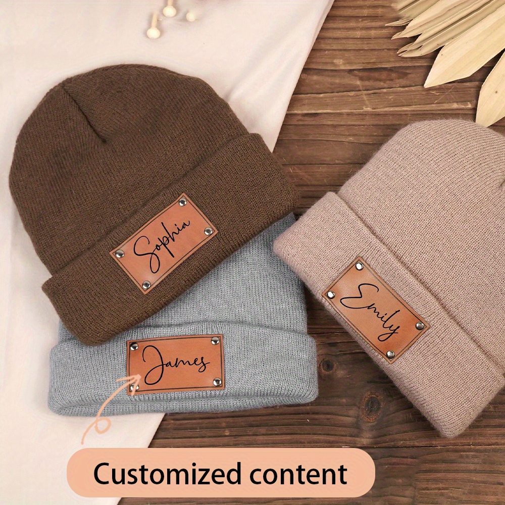 Topi kupluk rajut dengan label - Beanie Cuffed Knit ulasan dan harga
